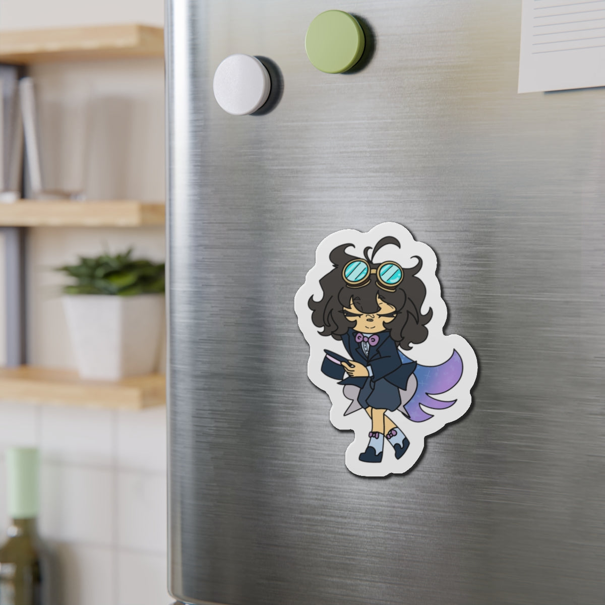 Whimsical Die-Cut Magnets - Cute Character Stickers for Fridges, Home Decor, Gifts, Parties, and Kids' Rooms