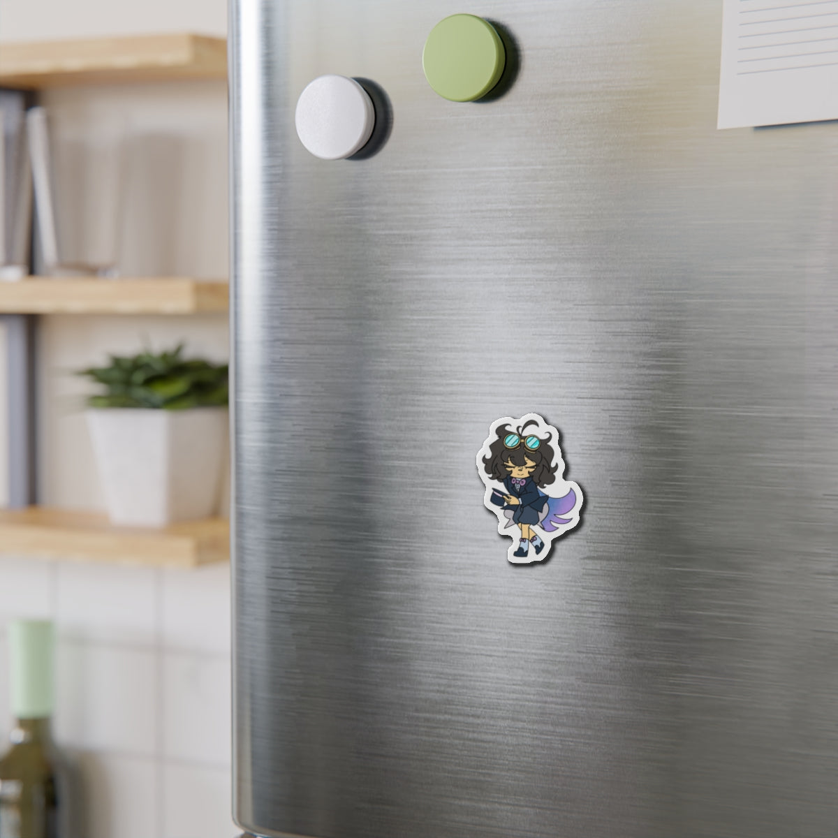 Whimsical Die-Cut Magnets - Cute Character Stickers for Fridges, Home Decor, Gifts, Parties, and Kids' Rooms