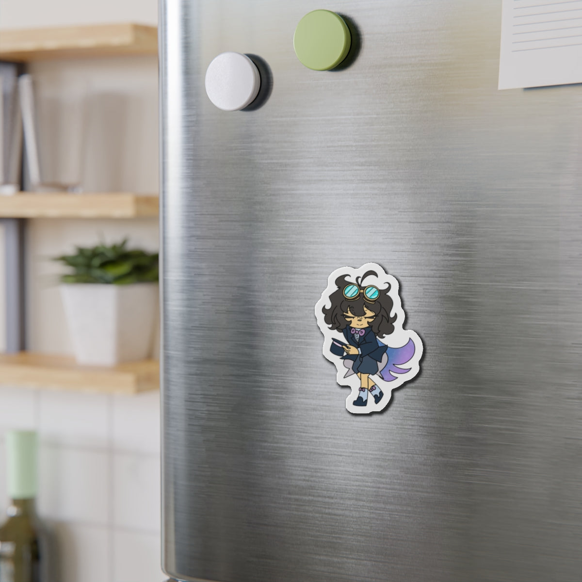 Whimsical Die-Cut Magnets - Cute Character Stickers for Fridges, Home Decor, Gifts, Parties, and Kids' Rooms