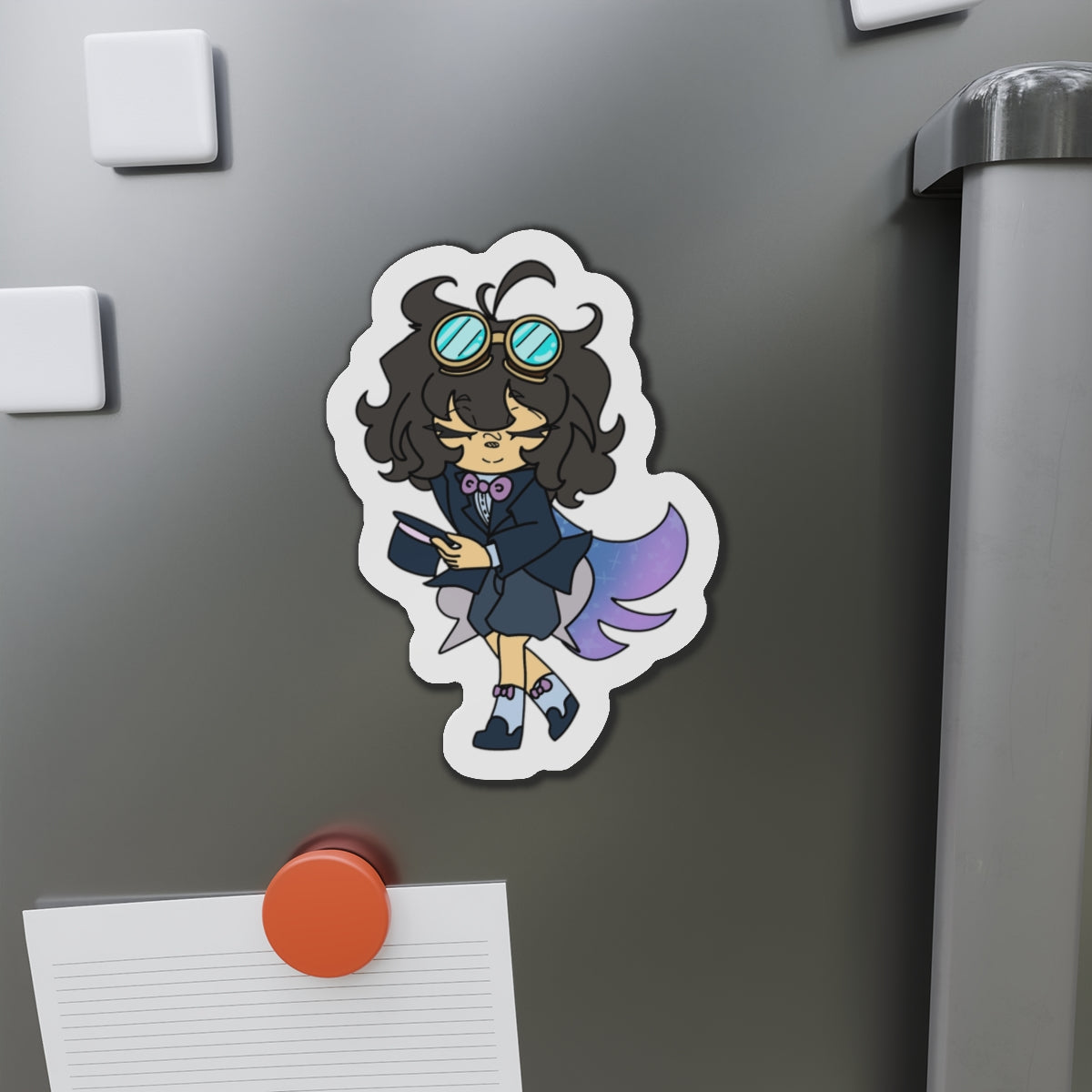 Whimsical Die-Cut Magnets - Cute Character Stickers for Fridges, Home Decor, Gifts, Parties, and Kids' Rooms
