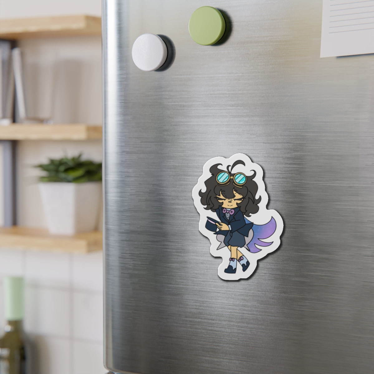 Whimsical Die-Cut Magnets - Cute Character Stickers for Fridges, Home Decor, Gifts, Parties, and Kids' Rooms