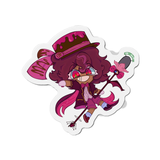 Cute Chibi Character Die-Cut Magnets, Fun Decor for Fridges, Stickers, Gift for Kids, Anime Lovers, Colorful Refrigerator Magnets